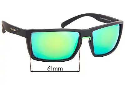 Arnette Prydz 4253 Replacement Lenses 61mm wide 