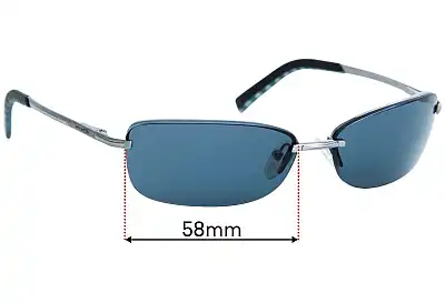 Arnette Stallion AN3029 Replacement Lenses 58mm wide 