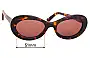 Sunglass Fix Verres de Remplacement pour Auor Paloma - 51mm Wide 