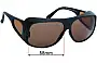 Sunglass Fix Replacement Lenses for Cancer Council 9601LK - 58mm Wide 