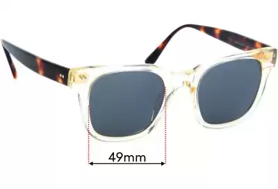 Bailey Nelson  Dustin Replacement Lenses 49mm wide 