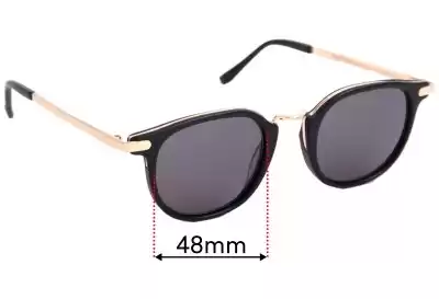 Bailey Nelson  Eddie Replacement Lenses 48mm wide 