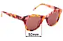 Sunglass Fix Replacement Lenses for Bailey Nelson  Emery - 50mm Wide 