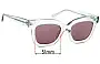 Sunglass Fix Replacement Lenses for Bailey Nelson  Gloria - 51mm Wide 