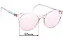 Sunglass Fix Verres de Remplacement pour Bailey Nelson  Helena - 52mm Wide 