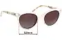Sunglass Fix Replacement Lenses for Bailey Nelson  Melina - 53mm Wide 