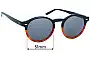 Sunglass Fix Verres de Remplacement pour Bailey Nelson  Tyler - 51mm Wide 