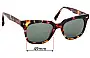 Sunglass Fix Verres de Remplacement pour Bailey Nelson  Wallace - 49mm Wide 