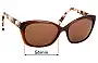 Sunglass Fix Verres de Remplacement pour Balmain BL1526S Sun Rx - 56mm Wide 