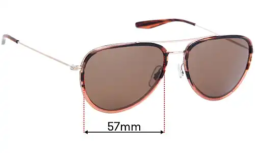 Sunglass Fix Replacement Lenses for Barton Perreira UNKNOWN - 57mm Wide Sunglass Fix Replacement Lenses for Barton Perreira UNKNOWN - 57mm Wide