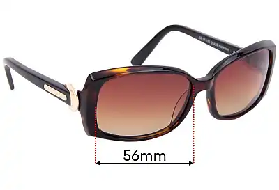 Bill Bass Zara Replacement Lenses 56mm wide 