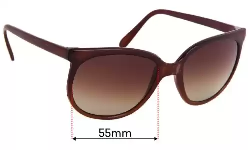 Sunglass Fix Ersatzgläser für Bolle Brevete - 55mm Wide 