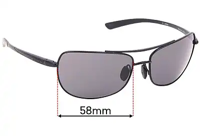 Bolle Quindaro Ersatzgläser 58mm wide 