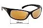 Sunglass Fix Ersatzgläser für Bolle Recoil - 69mm Wide 
