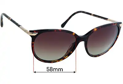 Burberry B 4186 Replacement Lenses 58mm wide 