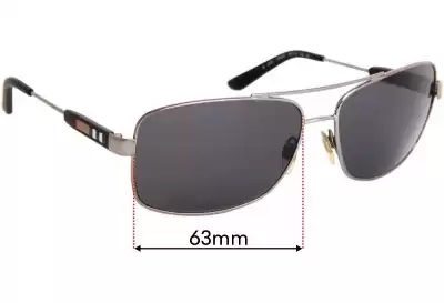 Burberry B 3074 Replacement Lenses 63mm wide 