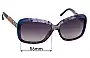 Sunglass Fix Ersatzgläser für Burberry BE 4173 - 58mm Wide 