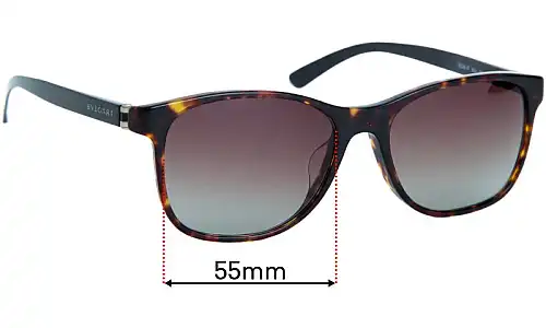 Sunglass Fix Replacement Lenses for Bvlgari 3036-F - 55mm Wide Sunglass Fix Replacement Lenses for Bvlgari 3036-F - 55mm Wide