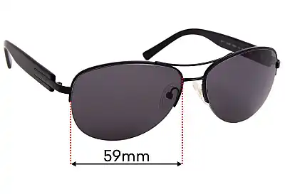 Bvlgari 5011 Replacement Lenses 59mm wide 