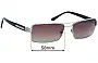 Sunglass Fix Replacement Lenses for Bvlgari 544 - 58mm Wide 