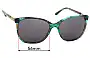 Sunglass Fix Replacement Lenses for Bvlgari 8152-B - 56mm Wide 