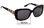 Sunglass Fix Replacement Lenses for Bvlgari 8167-B - 55mm Wide 