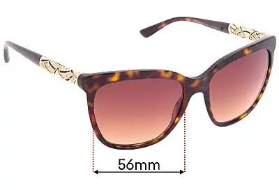 Bvlgari 8173-B Replacement Lenses 56mm wide 