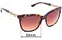 Sunglass Fix Replacement Lenses for Bvlgari 8173-B - 56mm Wide 