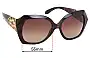 Sunglass Fix Replacement Lenses for Bvlgari 8182-B - 55mm Wide 