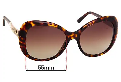 Bvlgari 8199-B Replacement Lenses 55mm wide 