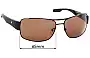 Sunglass Fix Replacement Lenses for Callaway Golf Eyewear C80004 - 65mm Wide 