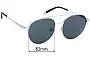 Sunglass Fix Replacement Lenses for Calvin Klein CK2153SA - 52mm Wide 
