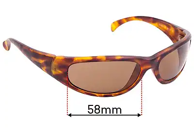 Calvin Klein CK3001 Lentes de Repuesto 58mm wide 