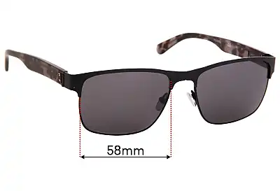 Calvin Klein CK7378SP Lentes de Repuesto 58mm wide 