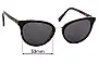 Sunglass Fix Ersatzgläser für Carla Zampatti 14 - 53mm Wide 