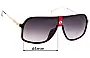 Sunglass Fix Replacement Lenses for Carrera 1019/S - 64mm Wide 