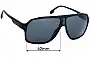 Sunglass Fix Replacement Lenses for Carrera 1030/S - 62mm Wide 