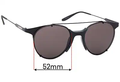 Carrera 128/S Ersatzgläser 52mm wide 
