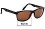 Sunglass Fix Replacement Lenses for Carrera 8021/S - 56mm Wide 