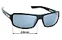 Sunglass Fix Replacement Lenses for Carve Greed - 64mm Wide 