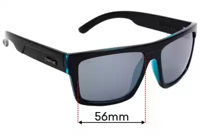 Carve Volley Replacement Lenses 56mm wide 