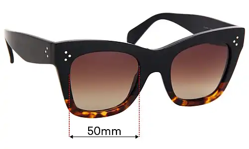 Celine CL 41090/S Replacement Lenses 50mm wide 