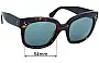 Sunglass Fix Replacement Lenses for Celine CL 41805/S - 54mm Wide 