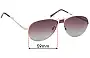 Sunglass Fix Replacement Lenses for Chanel 4139-Q - 59mm Wide 