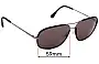 Sunglass Fix Replacement Lenses for Chanel 4162-Q - 59mm Wide 