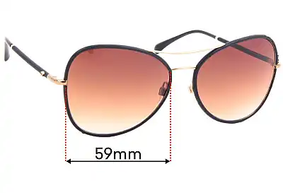 Chanel 4227-Q Ersatzgläser 59mm wide 