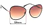Sunglass Fix Replacement Lenses for Chanel 4227-Q - 59mm Wide 