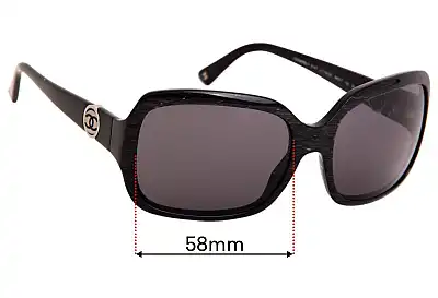 Chanel 5147 Ersatzgläser 58mm wide 