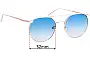 Sunglass Fix Lentes de Repuesto para Chilli Beans OC.MT.2685 - 52mm Wide 