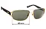 Sunglass Fix Replacement Lenses for Chopard SCH 905 - 63mm Wide 
